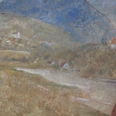 7.2017 - Potštejn, malba Liebschera - 13) Stav po restaurování. Detail